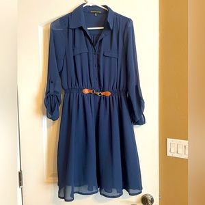 Always Indigo Navy Dress